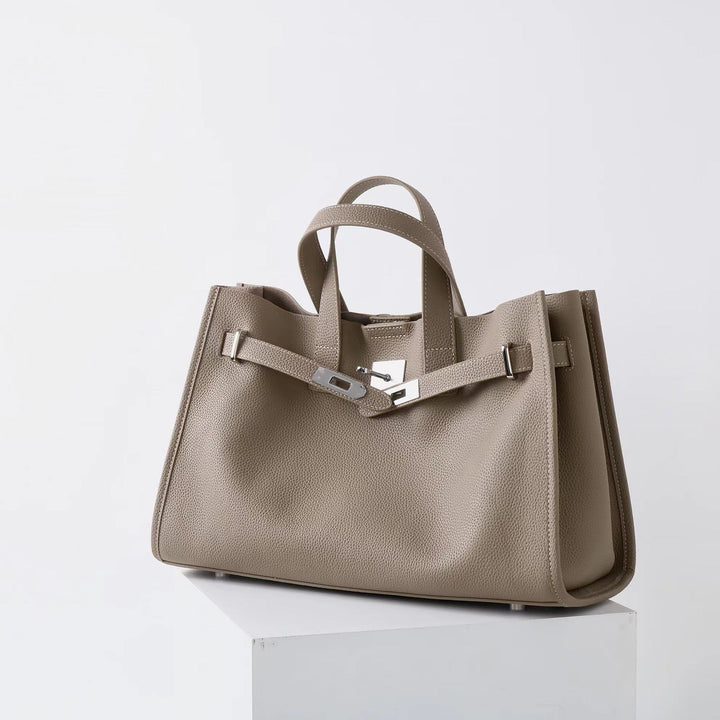 Beverley – Large Capacity Genuine Leather Tote Bag for Work and Travel