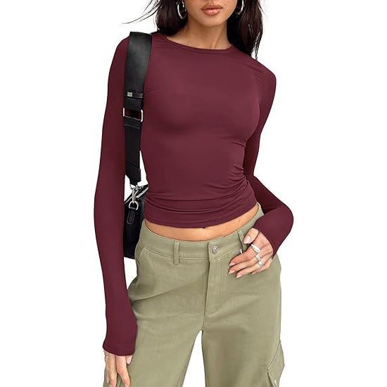 Angela – Chic Asymmetrical Flounce Sleeve Blouse