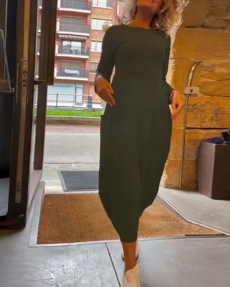 Cora – Casual Chic Midi Dress