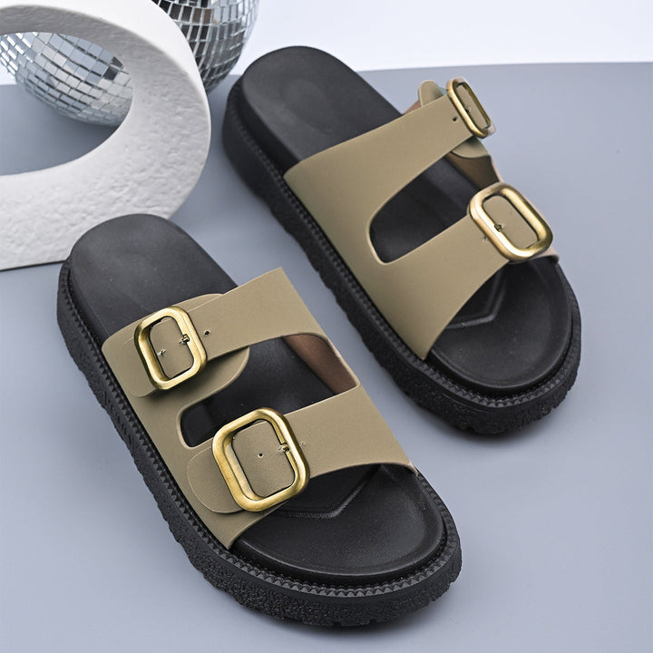 Deirdre – Chic Two-Strap Summer Platform Sandals