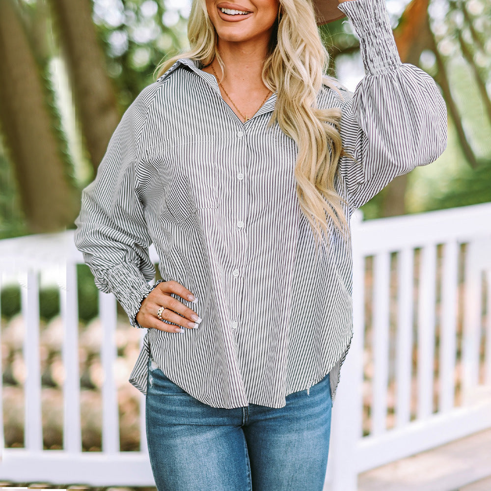 Jean – Casual V-Neck Blouse