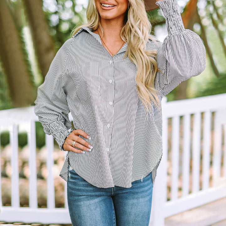 Jean – Casual V-Neck Blouse