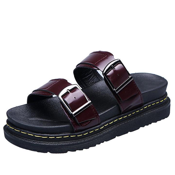 Jean – Comfort Buckled Summer Platform Sandals