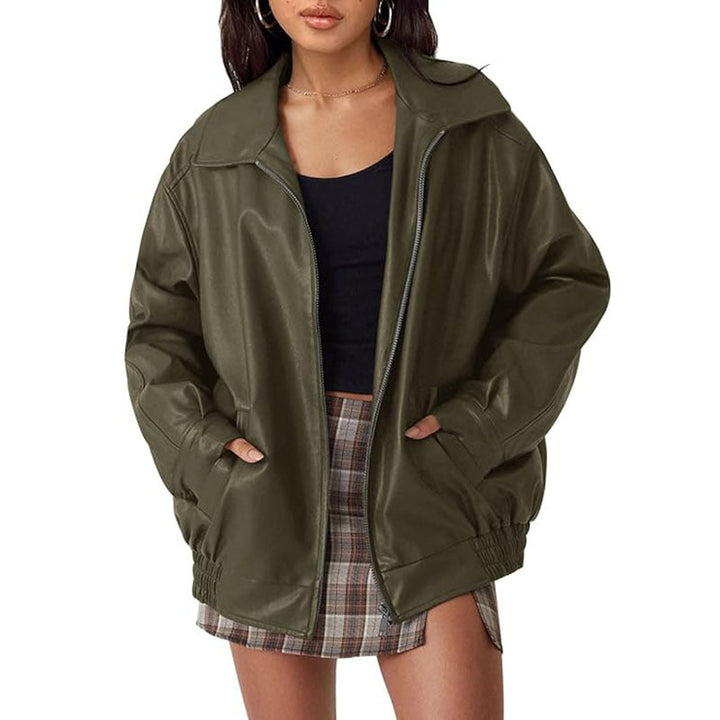 Angela – Vintage Loose Fit Military Jacket