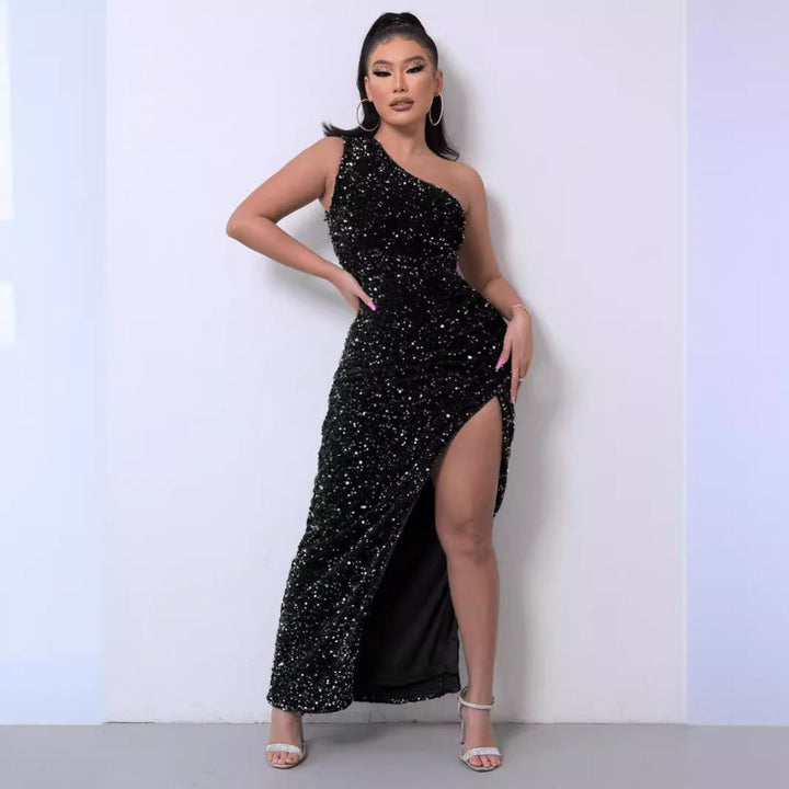 Sonia – Sparkling Long Sleeve Party Dress