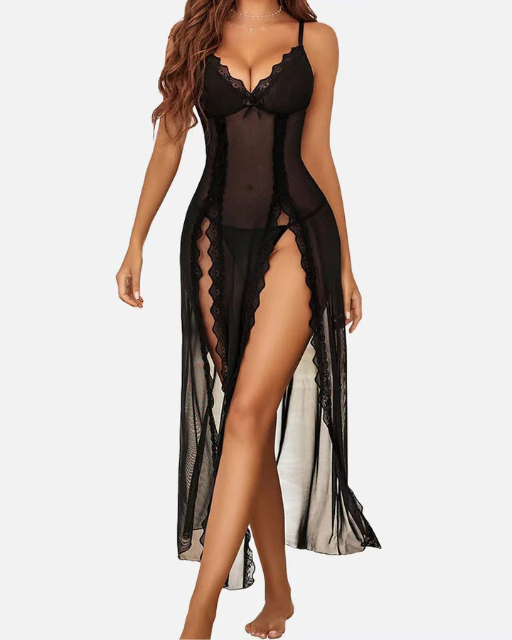 Teresa – Casual V-Neck Maxi Nightdress