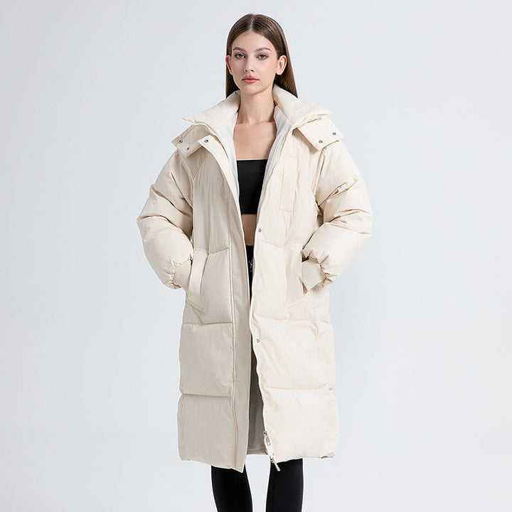 Lottie – Classic Hooded Long Puffer Coat