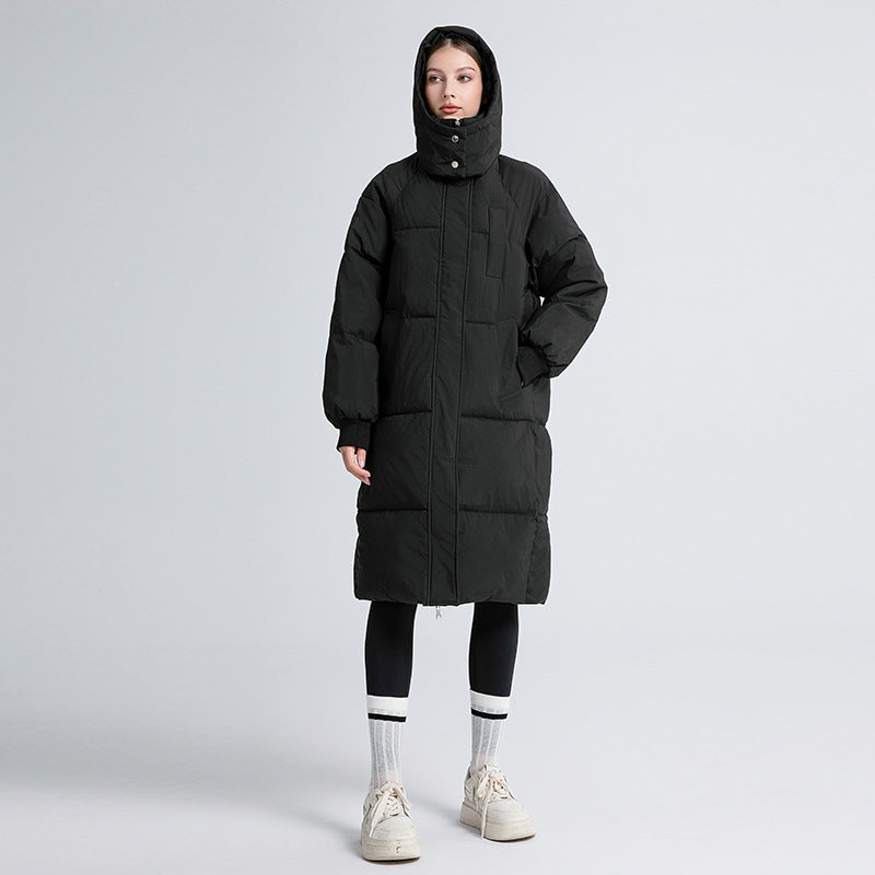 Lottie – Classic Hooded Long Puffer Coat