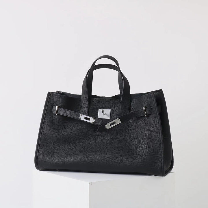 Beverley – Large Capacity Genuine Leather Tote Bag for Work and Travel