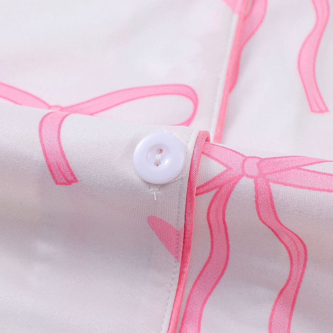 Teresa – Casual Crop Shirt and Short Pyjama Set