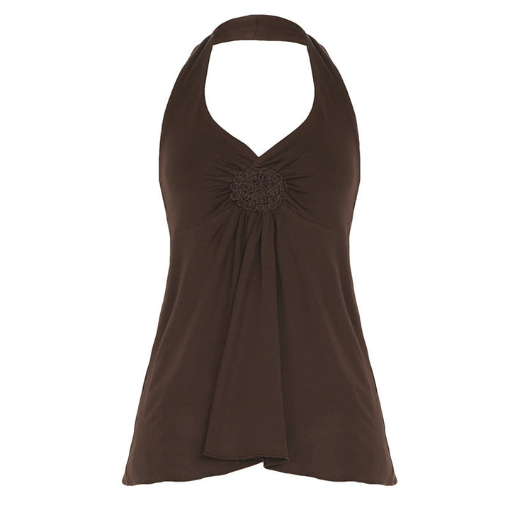 Jean – Casual Basic Halter Tank Top