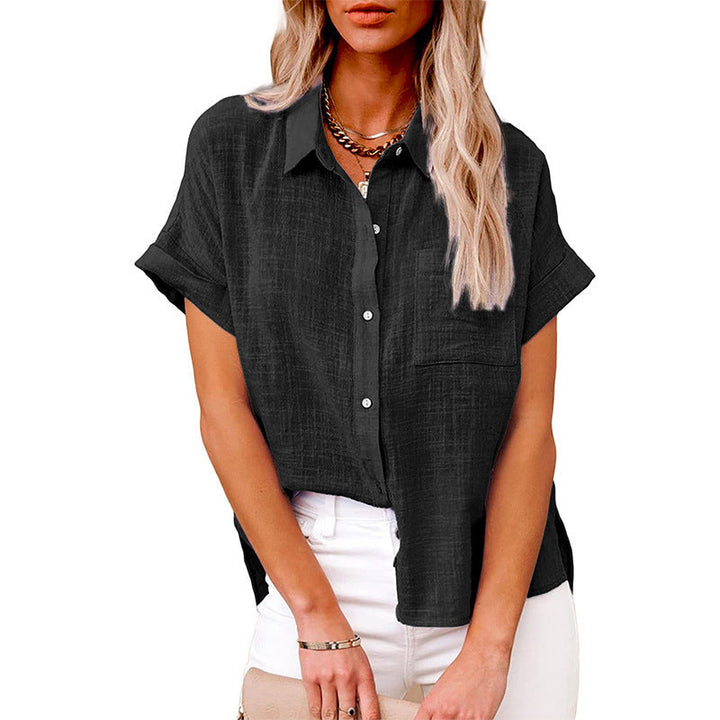 Sonia – Comfy Casual Button-Up Blouse