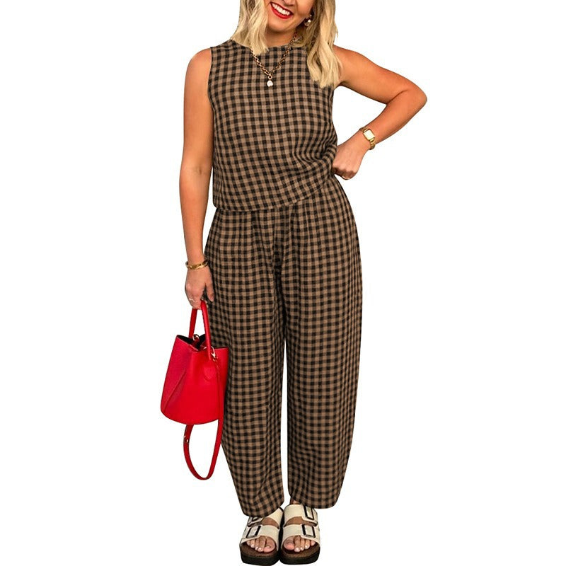Ethel – Lightweight Casual Sleeveless Two-Piece Loungewear