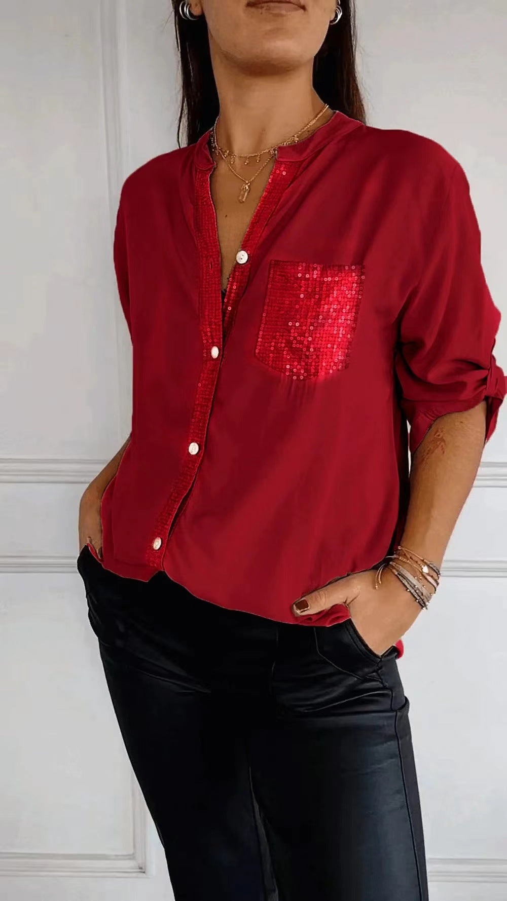 Eileen – Stylish Button-Up Top