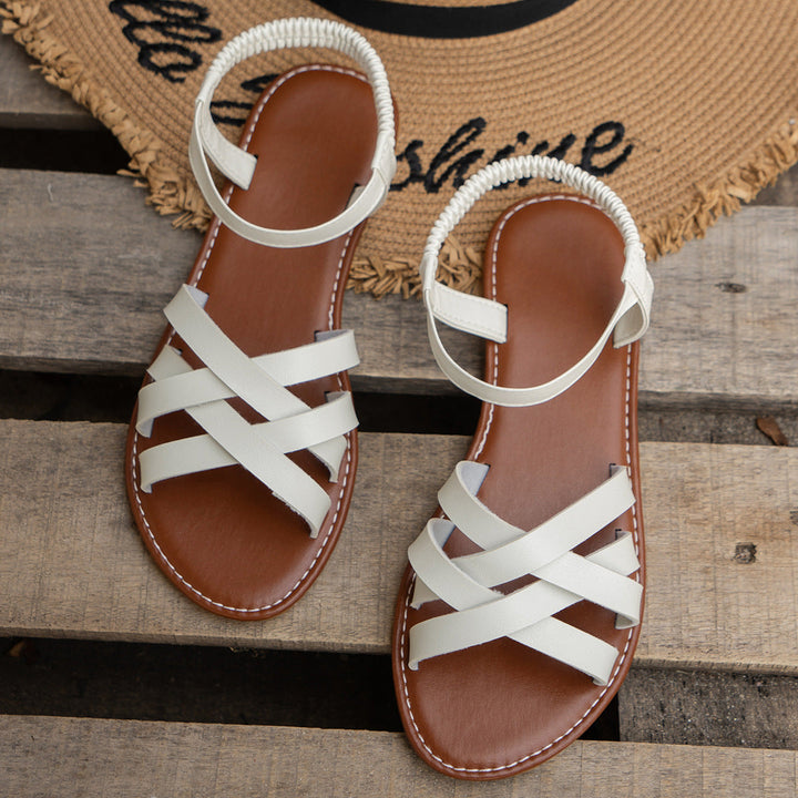 Eileen – Casual Non-Slip Cross Flat Sandals