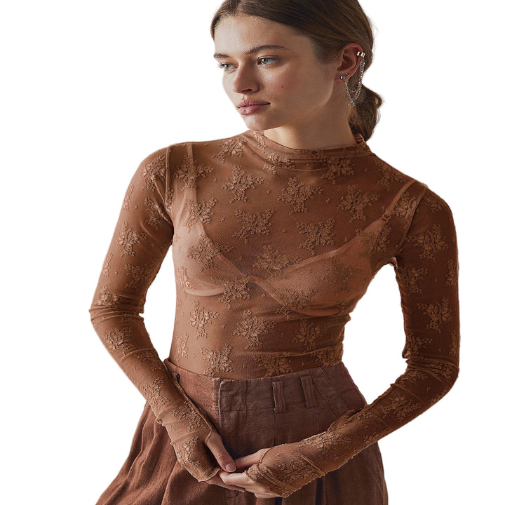 Sheena – Casual Long Sleeve Thumb Hole Top