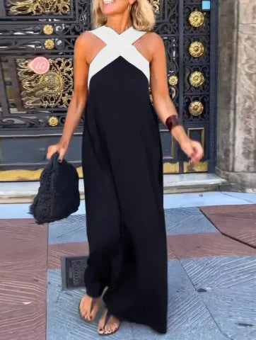 Hazel – Wrap-Front Maxi Dress