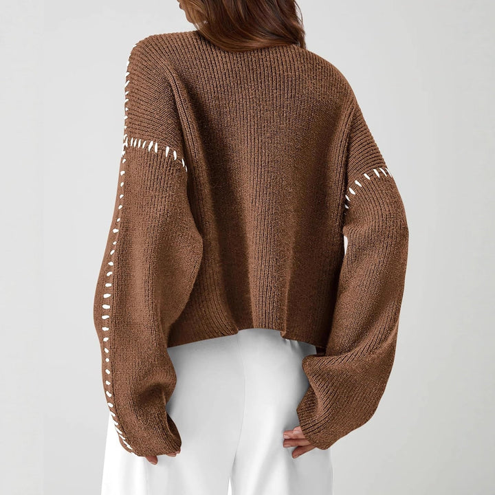 Agnes – Cosy Ribbed Knit Sweater