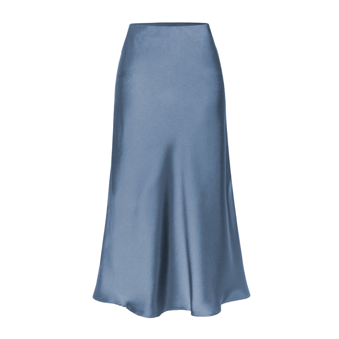 Josie – Elegant High-Waist Side Slit Midi Skirt