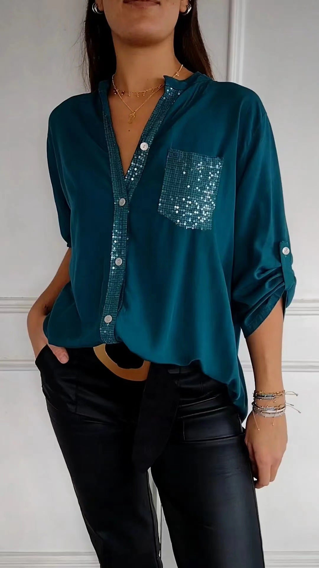 Eileen – Stylish Button-Up Top