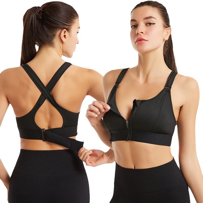Pauline – Zip Front Sports Bra