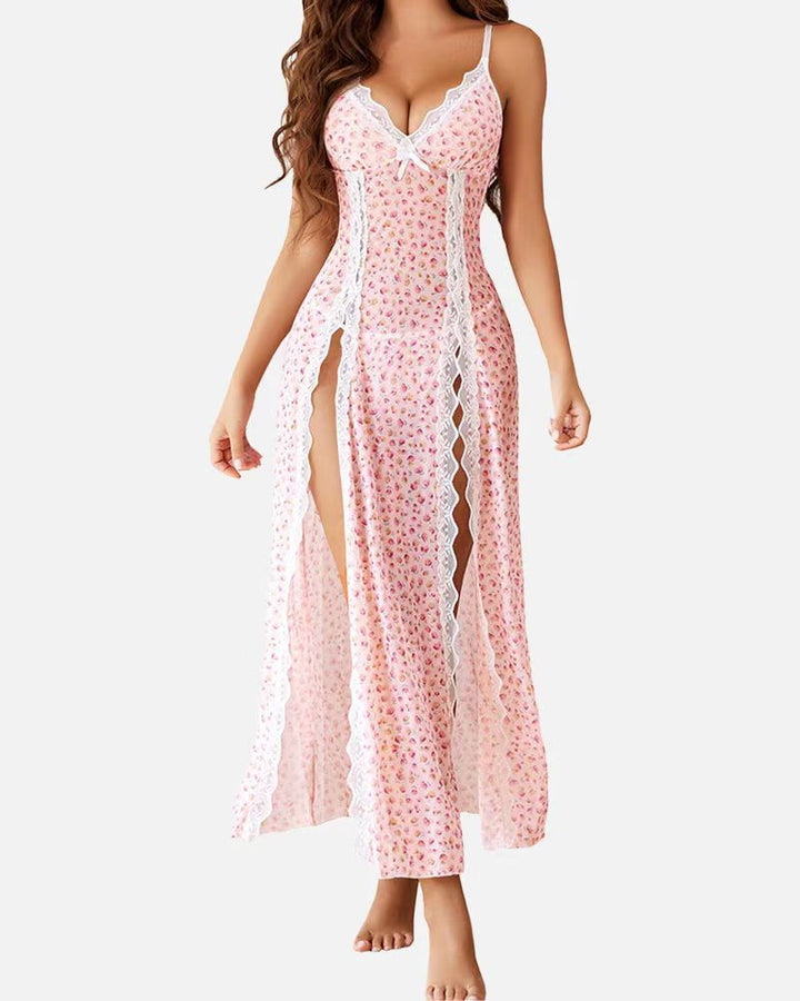 Teresa – Casual V-Neck Maxi Nightdress
