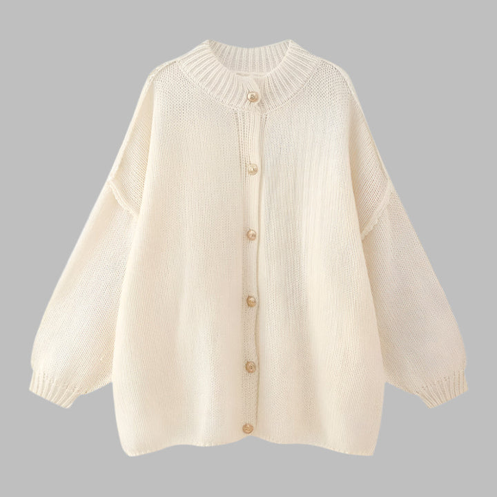 Gani – Classic Button-Up Long Sleeve Cardigan