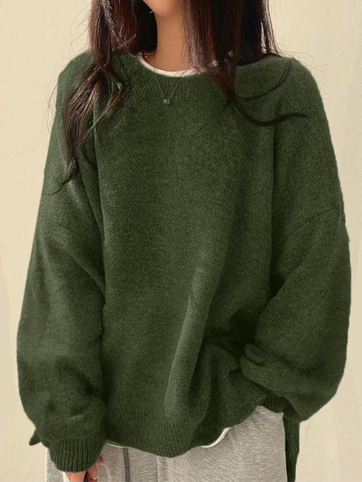 Sally – Casual Long Sleeve Round Neck Sweater