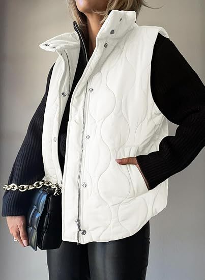 Darcy – Chic Lightweight Button-Up Puffer Vest