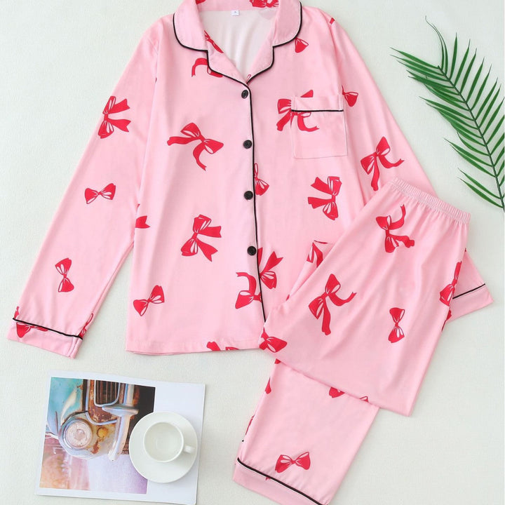 Stephanie – Comfy Long Sleeve Top and Pyjama Set