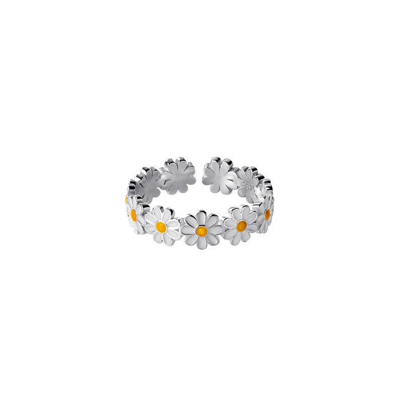 Rena – Silver and Golden Threads Ring
