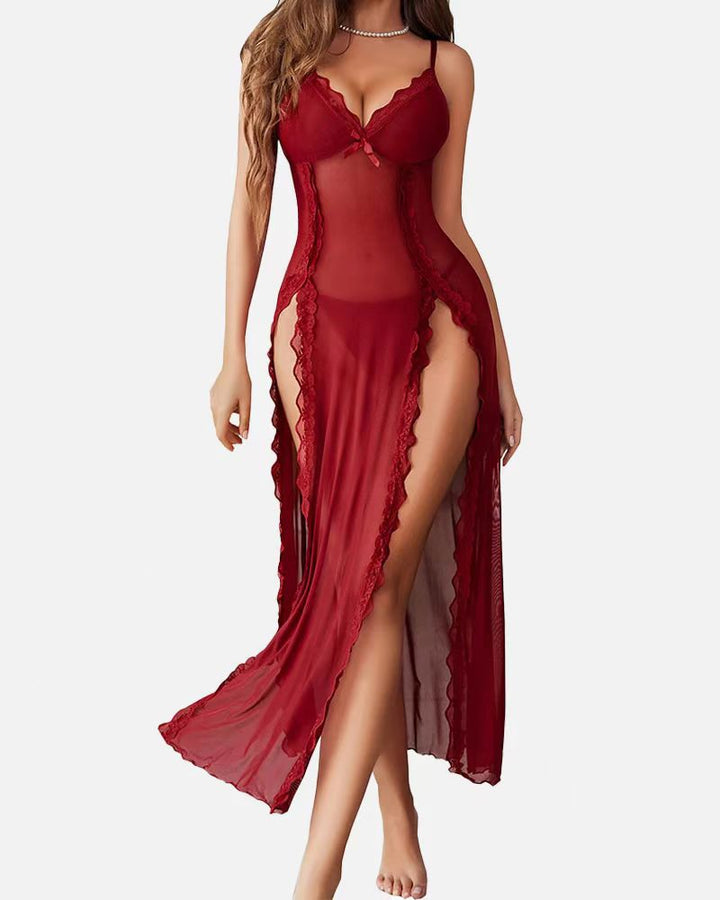 Teresa – Casual V-Neck Maxi Nightdress
