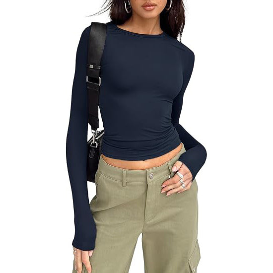 Angela – Chic Asymmetrical Flounce Sleeve Blouse