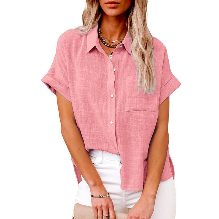 Sonia – Comfy Casual Button-Up Blouse