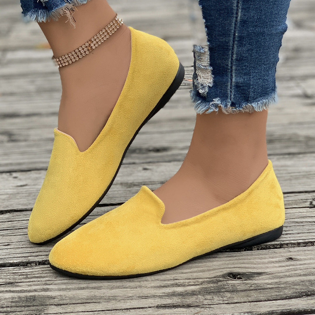 Josie – Casual Comfortable Pointed-Toe Flats