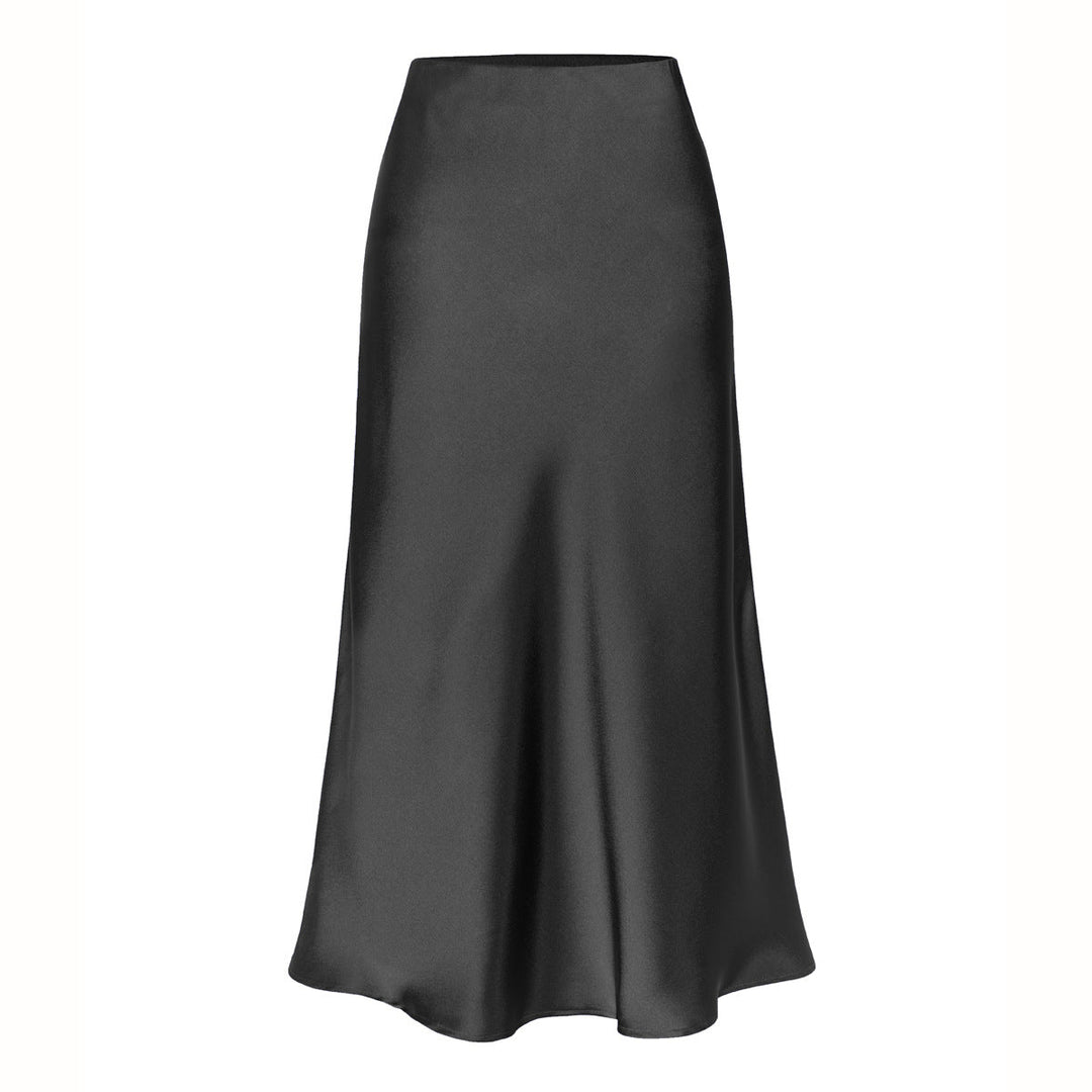 Josie – Elegant High-Waist Side Slit Midi Skirt