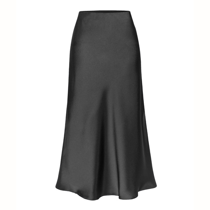 Josie – Elegant High-Waist Side Slit Midi Skirt