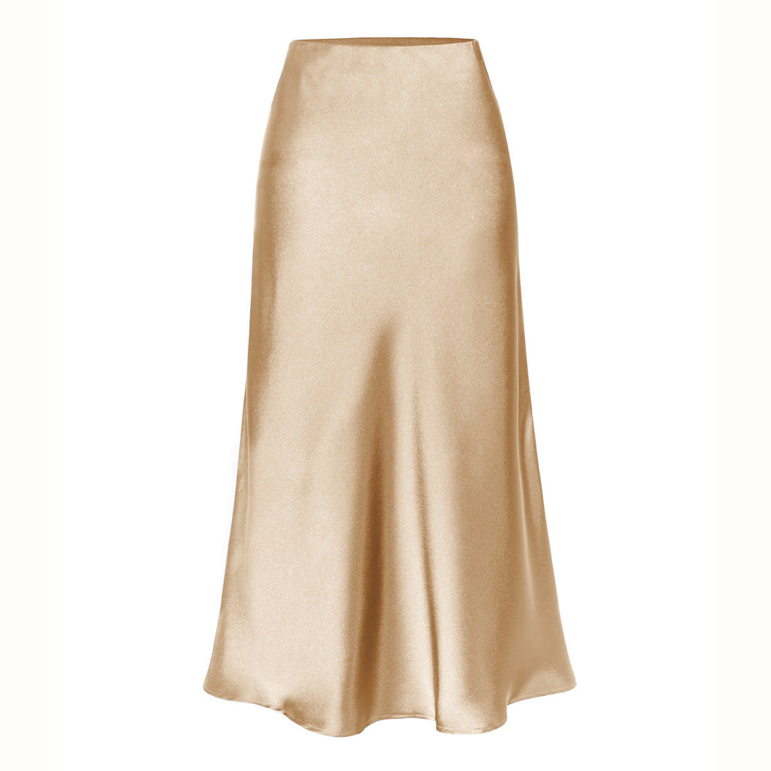 Josie – Elegant High-Waist Side Slit Midi Skirt
