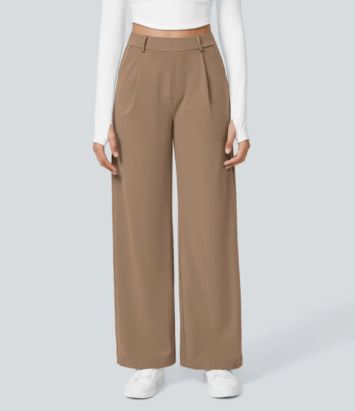 Monah – Casual Wide Leg Minimalist Trouser