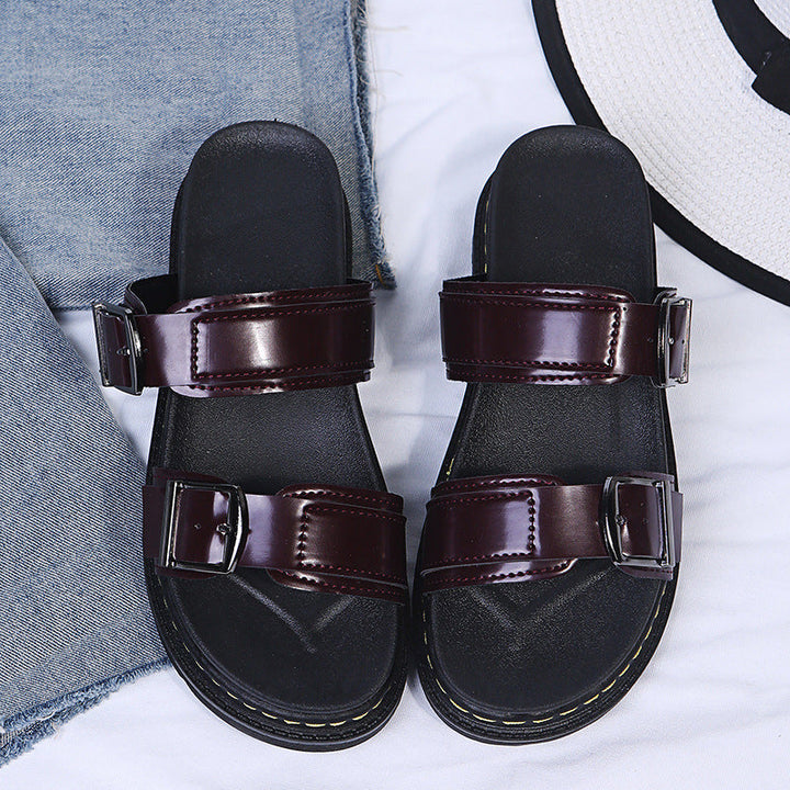 Jean – Comfort Buckled Summer Platform Sandals