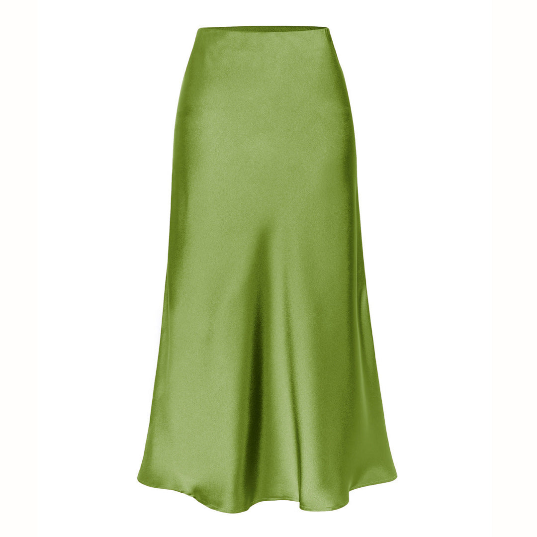 Josie – Elegant High-Waist Side Slit Midi Skirt