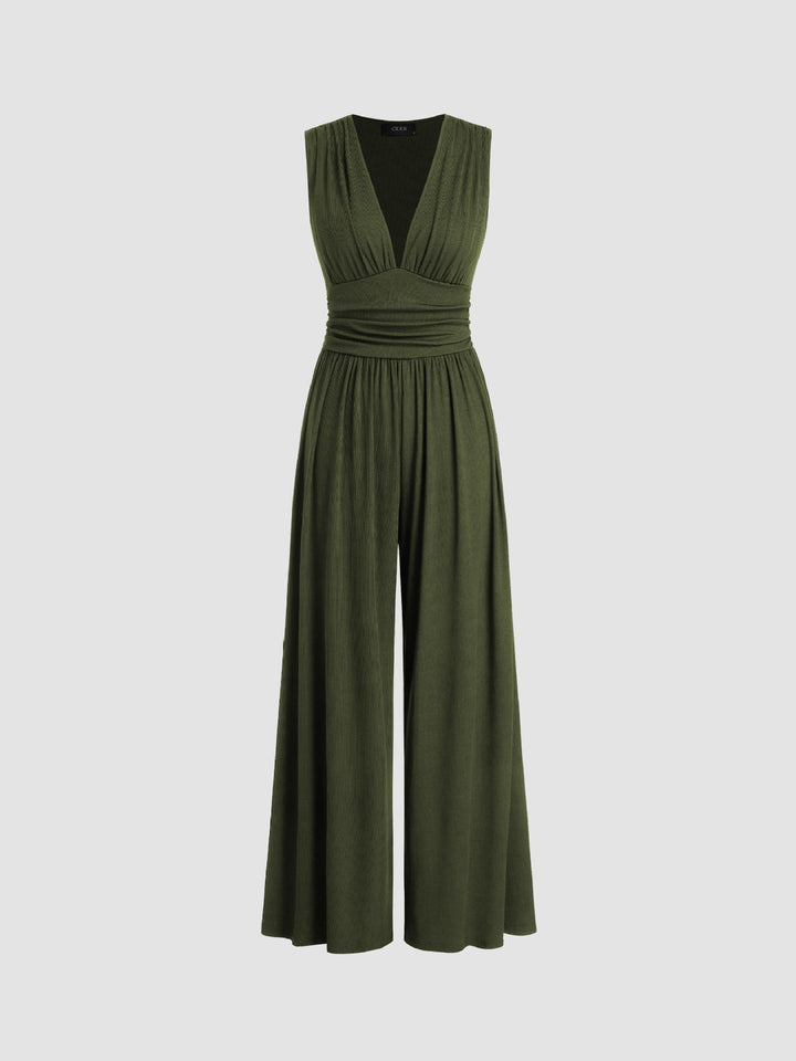 Charity – Chic Sleeveless Wide Leg Jumpsuit