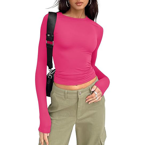 Angela – Chic Asymmetrical Flounce Sleeve Blouse