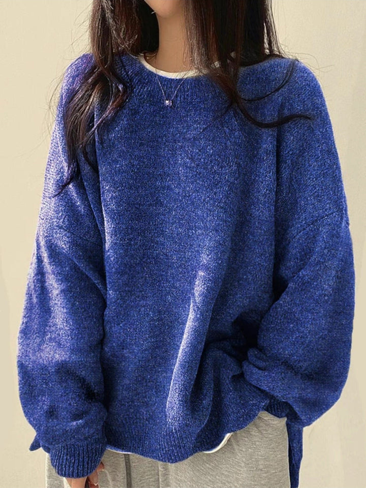 Sally – Casual Long Sleeve Round Neck Sweater