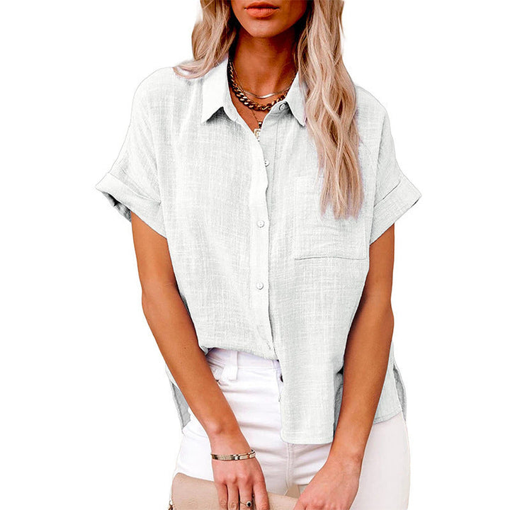 Sonia – Comfy Casual Button-Up Blouse