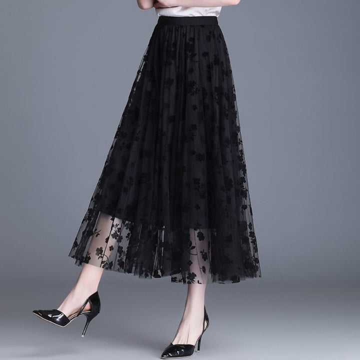 Josie – Chic Floral Midi Skirt