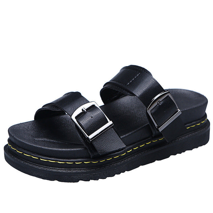 Jean – Comfort Buckled Summer Platform Sandals