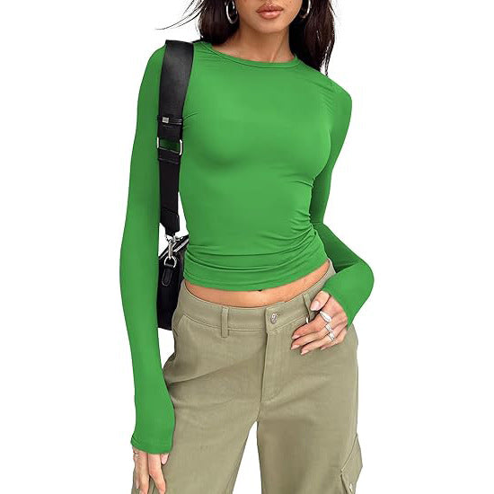 Angela – Chic Asymmetrical Flounce Sleeve Blouse