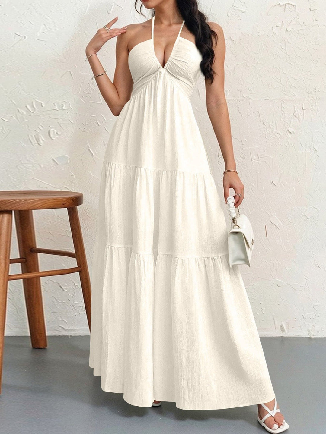 Nancy – Casual Loose Fit Sleeveless Summer Maxi Dress