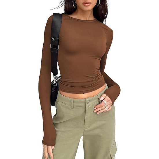 Angela – Chic Asymmetrical Flounce Sleeve Blouse